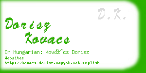 dorisz kovacs business card